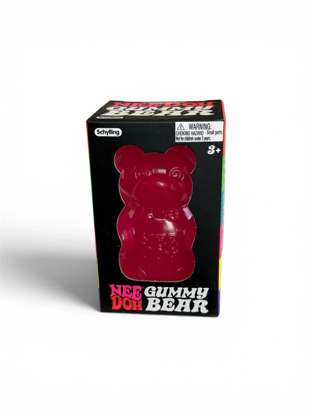 Authentic PINK Schylling NeeDoh Gummy Bear Way Out Watermelon Viral Squishy